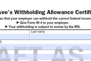 IRS is Revising W4 for 2020